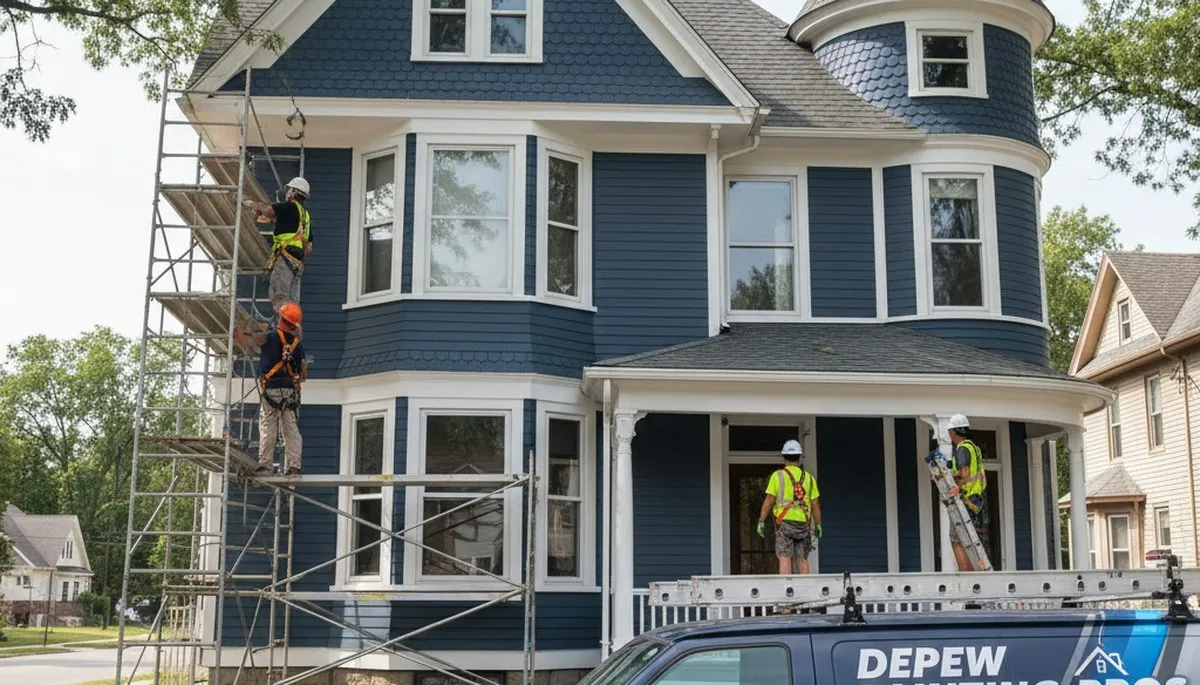 Painting contractors in Buffalo, NY providing professional interior and exterior house painting services