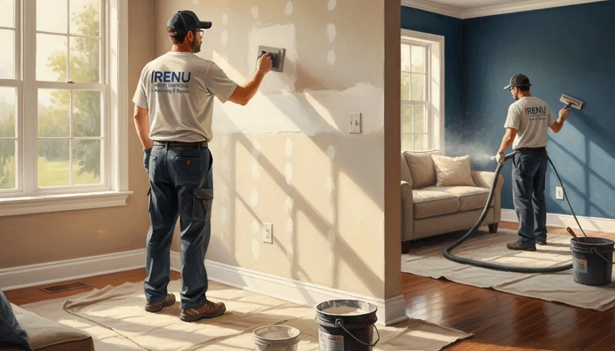 Buffalo, NY drywall repair for cracks, holes, and water damage by Buffalo Paint Pros