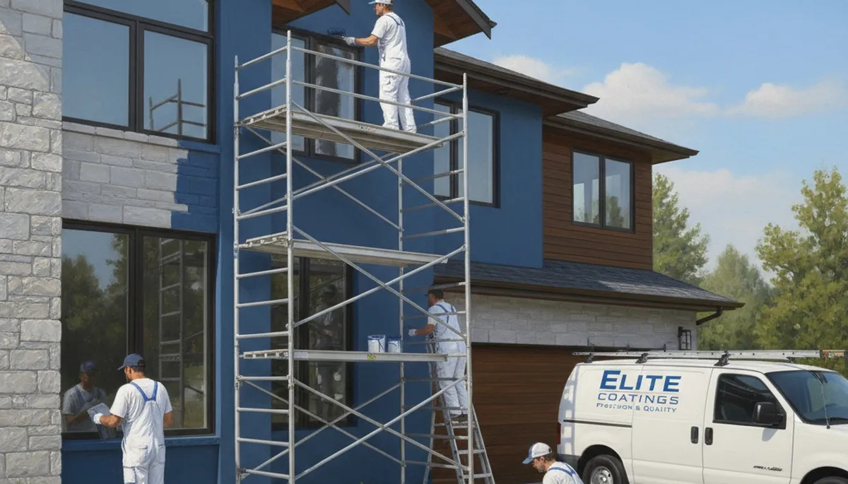 Exterior house painting in Buffalo, NY by Buffalo Paint Pros for weather protection and curb appeal