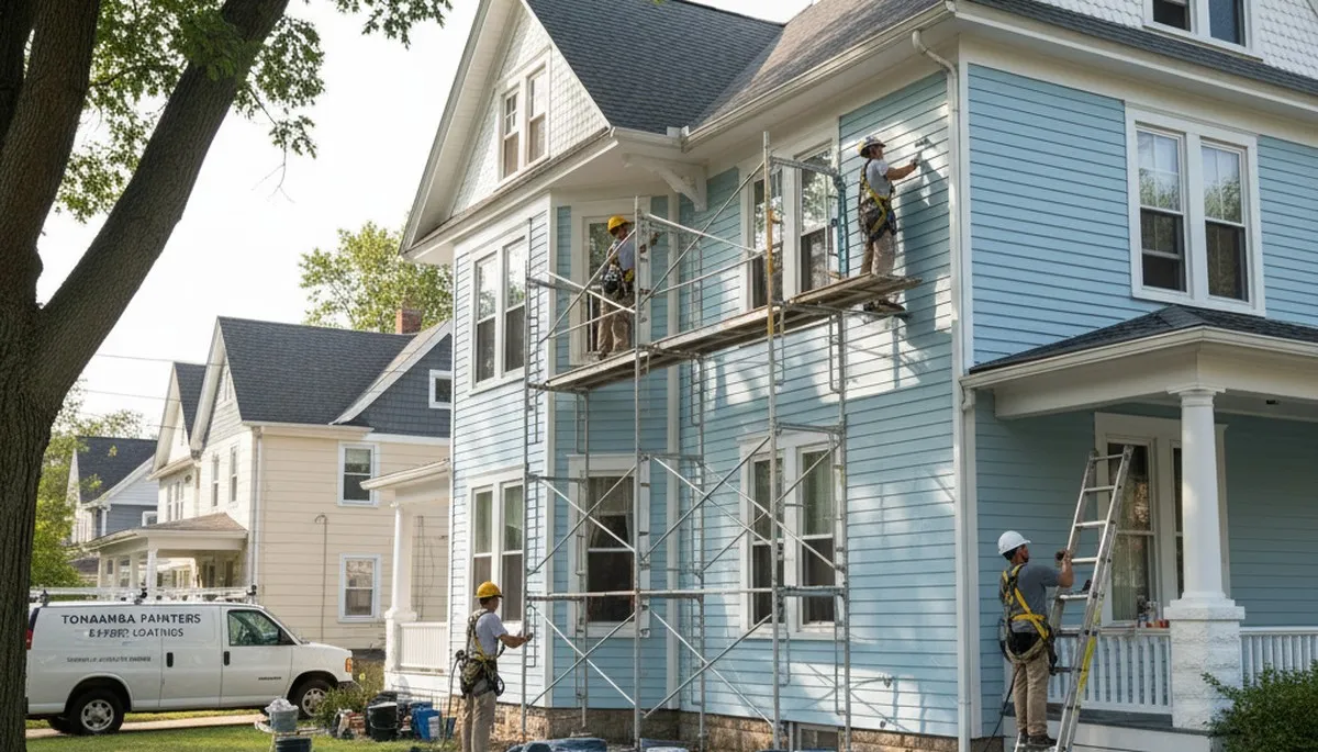Painting contractors in Buffalo, NY providing professional interior and exterior painting services