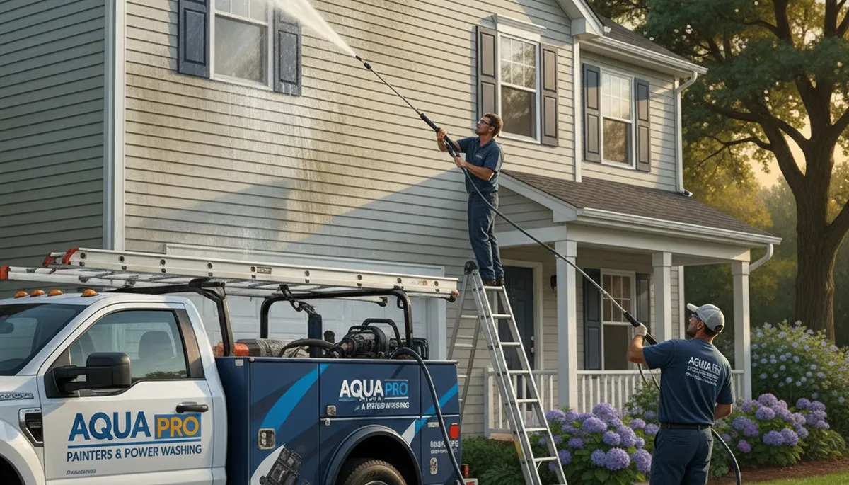 Vinyl siding pressure cleaning in Buffalo, NY removes mold, salt, and grime for a clean exterior